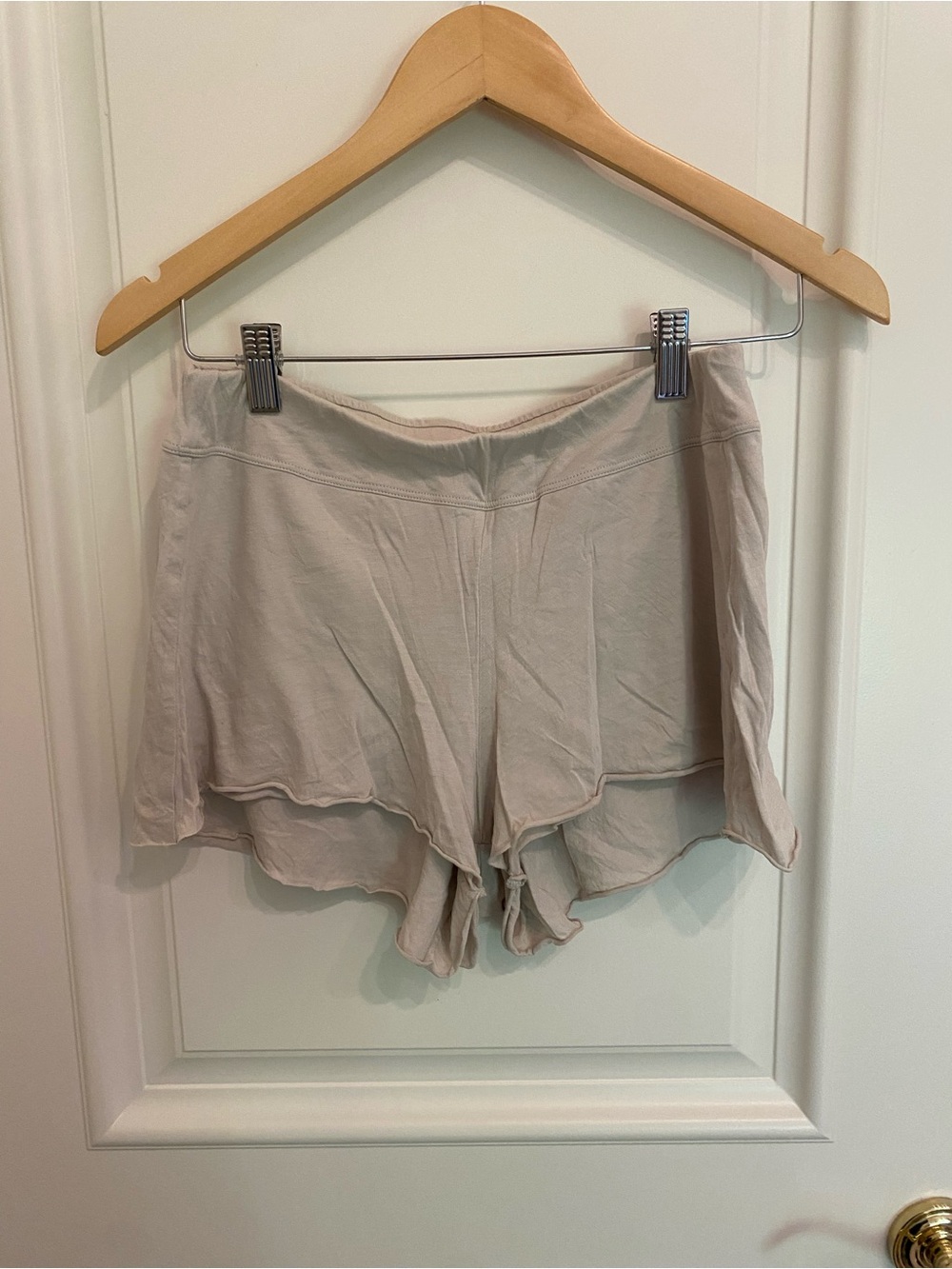lunya Cream Lounge Shorts